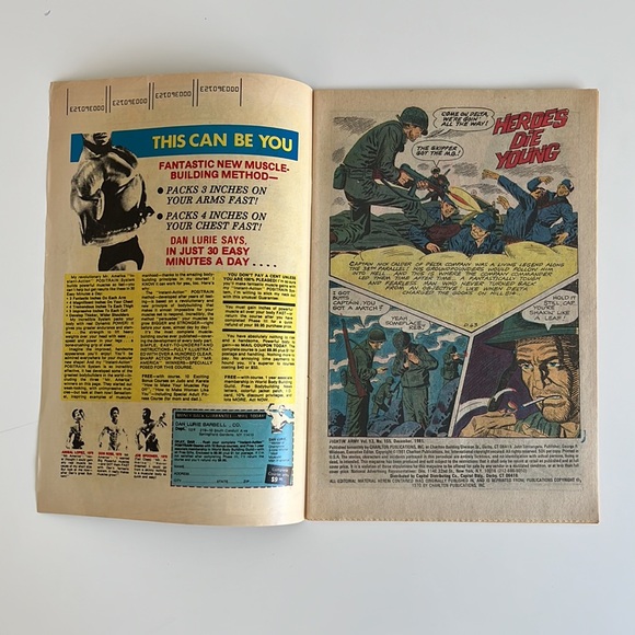 Fightin' Army #128 (1977) #155 (1981) Charlton Comics 1977 Lot of 2 Comics UC - Picture 10 of 12